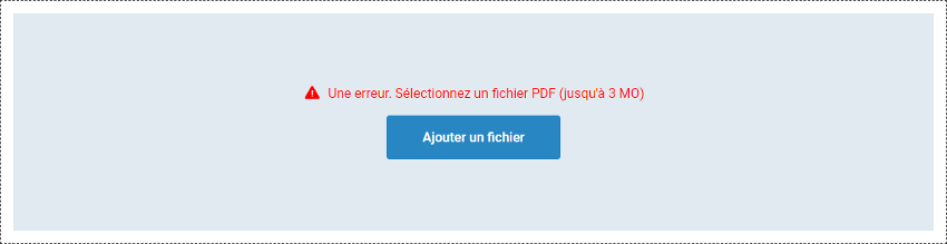 Message de notification